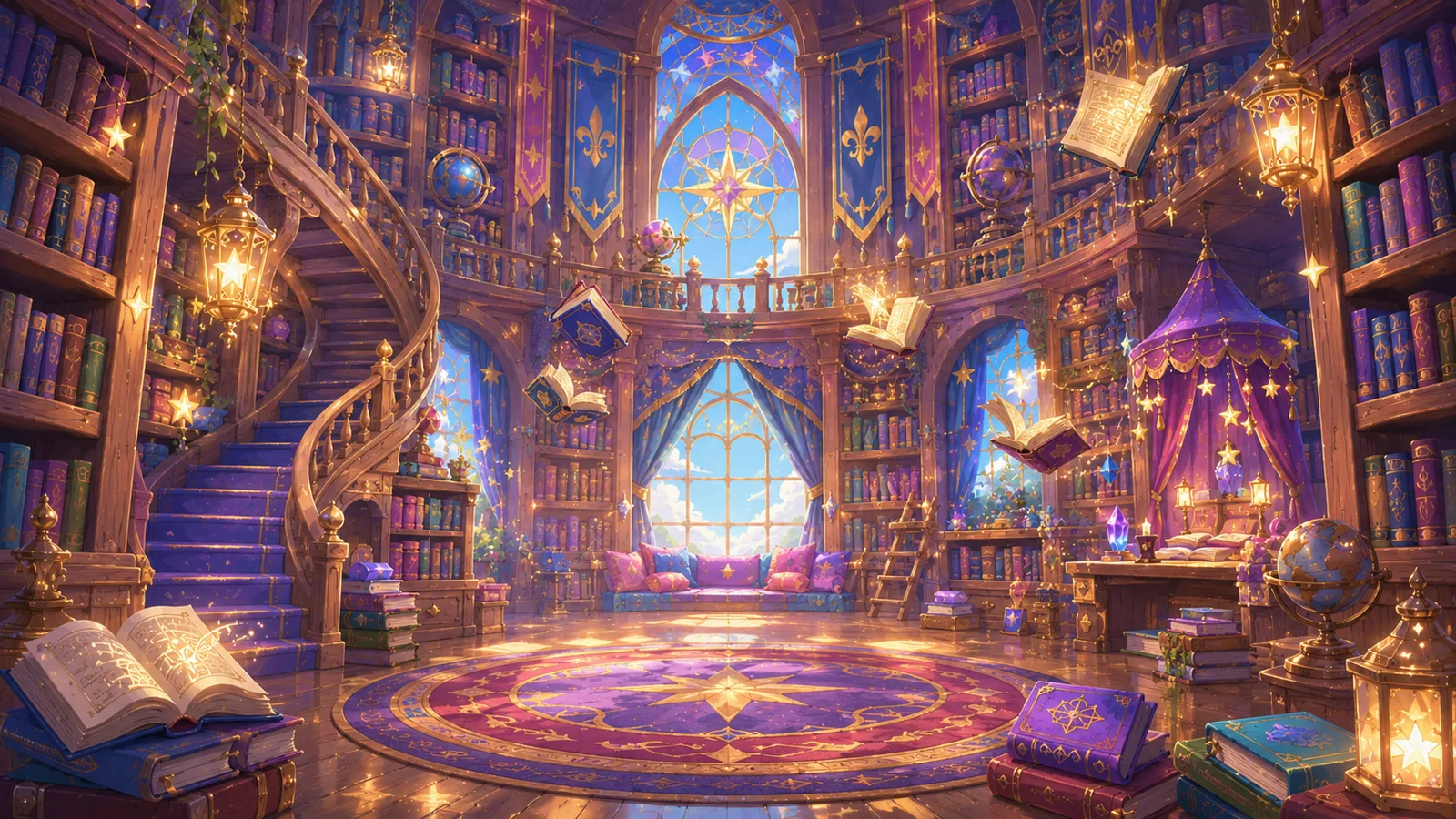 ファンタジー・魔法図書館 の世界観背景