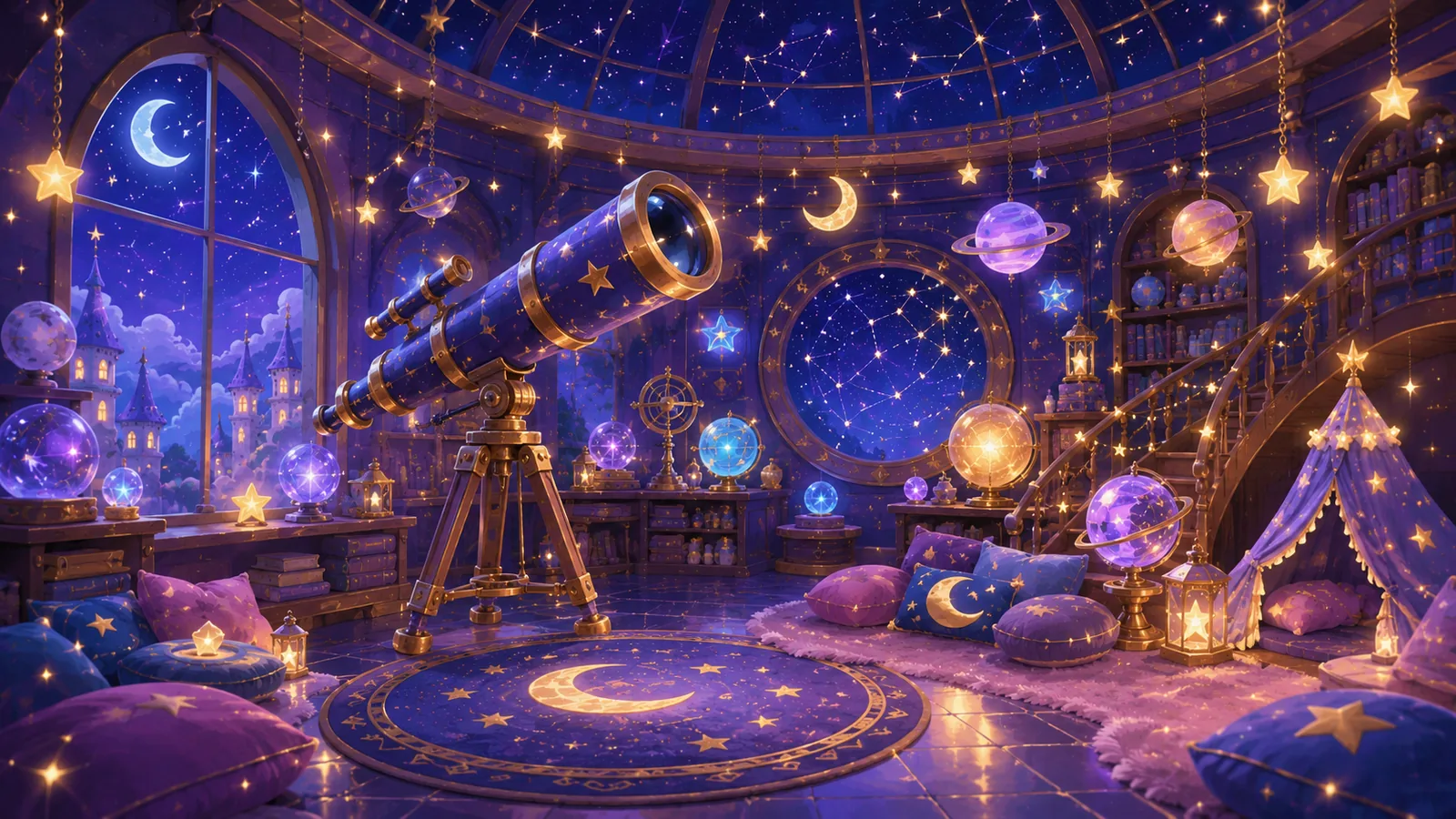 ファンタジー・月の観測室 の世界観背景