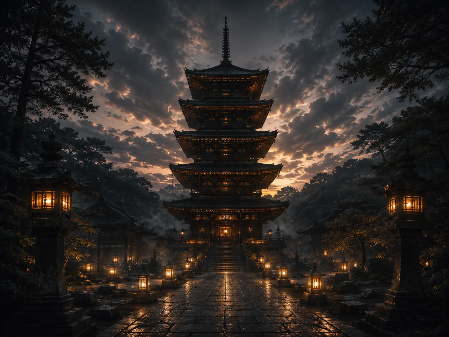 和・五重塔 の世界観背景